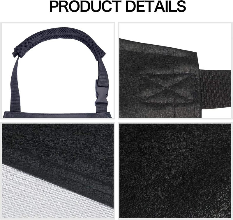 DEBIK® | 2 Pack PVC Waterproof & Dustproof Apron For Dishwashing, Coffee, Dog Grooming, Cleaning Fish, Project-Industrial Chemical Resistant Plastic| Front Pocket| Free Size| Unisex| Black - Image 2