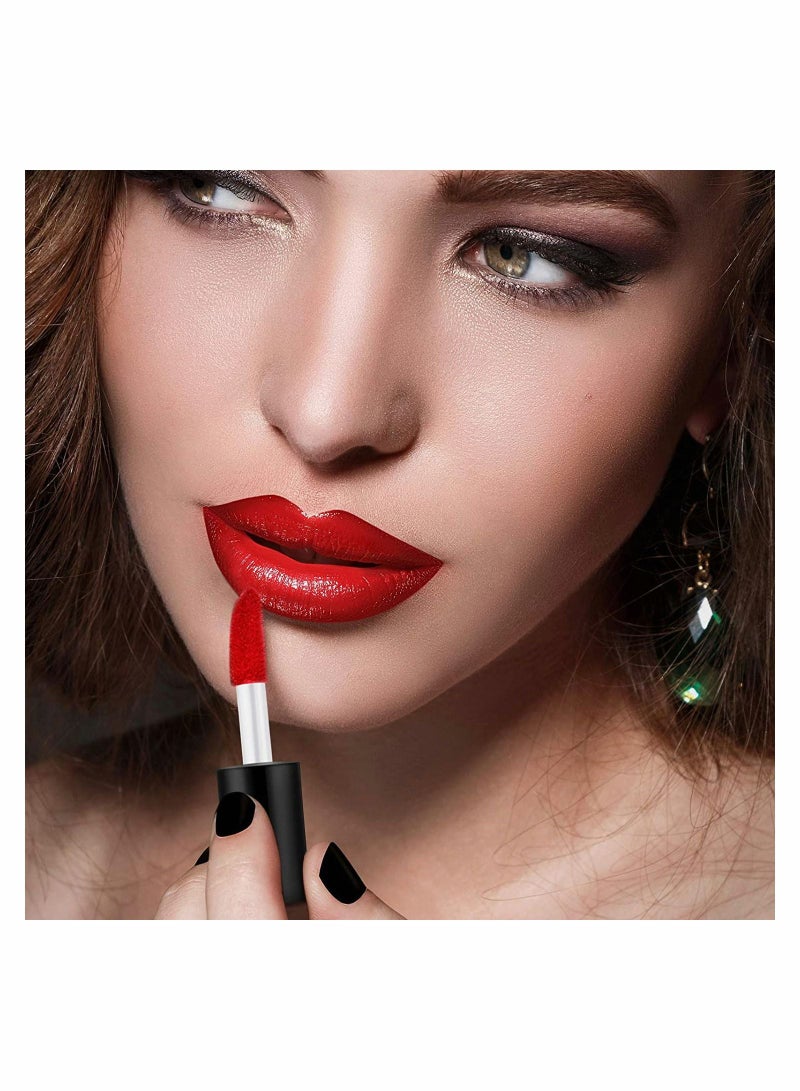 الأزرق جي دبليو Lip Gloss Tubes Containers 100PACK 1.2ML Clear Empty Refillable Balm Bottle Reusable Mini Lipstick for Samples Travel Split Charging DIY Makeup Black - Image 2