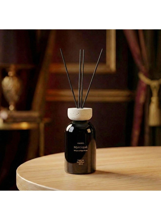 DANUBE HOME Mystique Reed Diffuser 500ml Classic Oud Large Luxury Home - Image 1