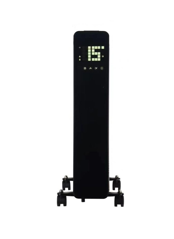Platinum Platinum Oil Heater, 11 Fins, Big Digital LED Screen, Black  - Image 2