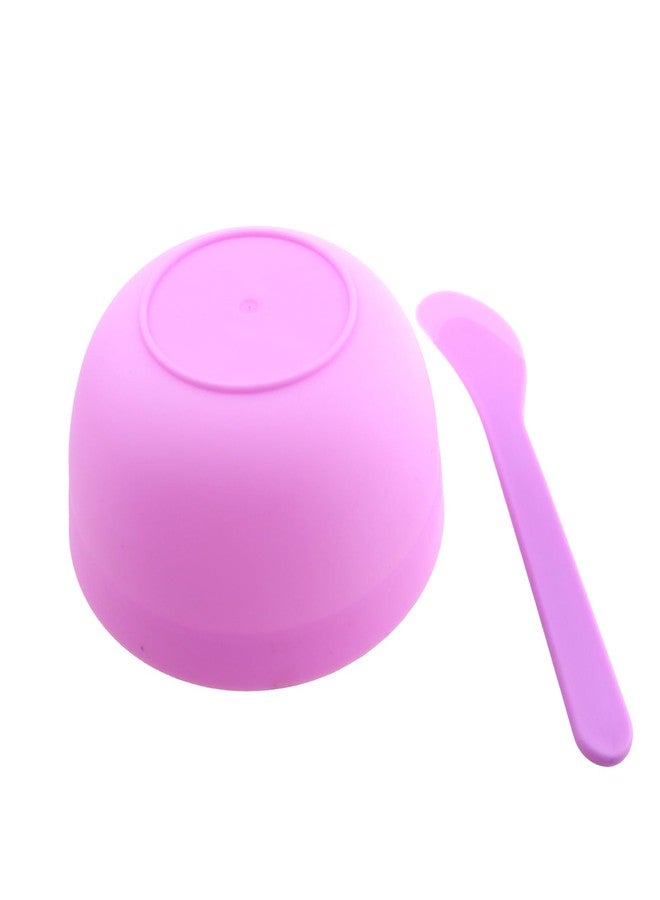 CXMTECH 5PCS Slime Making Tools Purple PP Plastic Bowl With Glue Mixing Spoon DIY Beauty Makeup Mask Slime Bowl For Crafts - Image 3