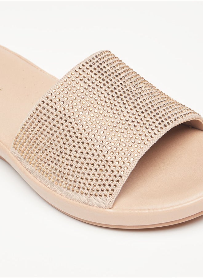Le Confort - Women's Embellished Slip-On Sandals - Image 1