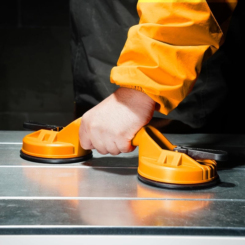 Ingco 2 PCS Pack Suction Cup Glass Glass Lifter Two Head Sucker - Image 5