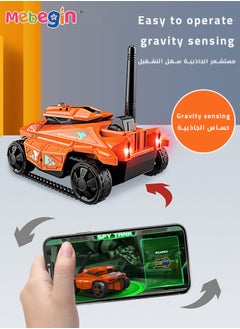 MEBEGIN Remote Control Car Toy with 720p HD Adjustable Camera and Light, 2.4Ghz Radio Control Drift Race Car, RC Stunt Car with Multiple Speed Thresholds, Suitable for Various Roads, Ideal Gift for Kids, 9.5*13*11cm  - Image 3
