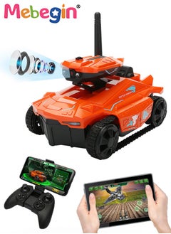 MEBEGIN Remote Control Car Toy with 720p HD Adjustable Camera and Light, 2.4Ghz Radio Control Drift Race Car, RC Stunt Car with Multiple Speed Thresholds, Suitable for Various Roads, Ideal Gift for Kids, 9.5*13*11cm  - Image 1
