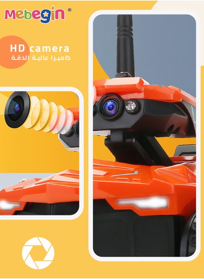 Remote Control Car Toy with 720p HD Adjustable Camera and Light, 2.4Ghz Radio Control Drift Race Car, RC Stunt Car with Multiple Speed Thresholds, Suitable for Various Roads, Ideal Gift for Kids, 9.5*13*11cm