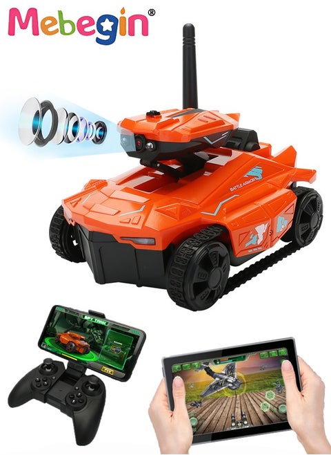 Remote Control Car Toy with 720p HD Adjustable Camera and Light, 2.4Ghz Radio Control Drift Race Car, RC Stunt Car with Multiple Speed Thresholds, Suitable for Various Roads, Ideal Gift for Kids, 9.5*13*11cm