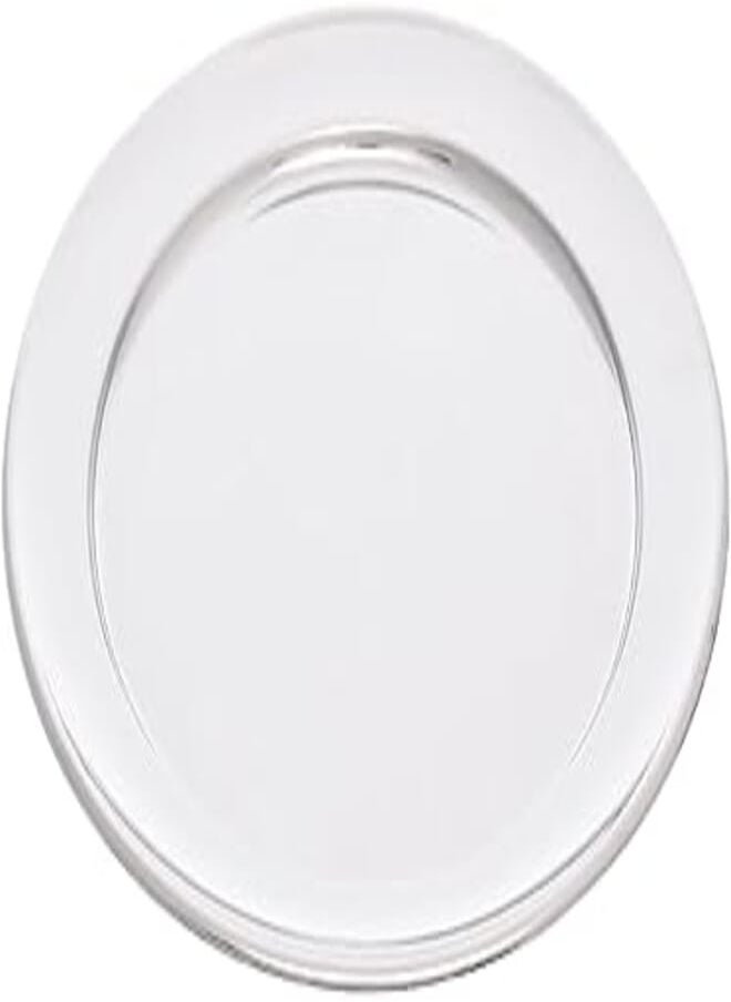 Zinnia Zinnia Stainless Steel Classic Round Service, 35 cm Size, Multicolor 