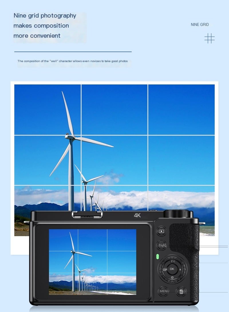 3.0-inch 12X optical zoom 4K digital camera 64MP Vlogging Camera - Image 4