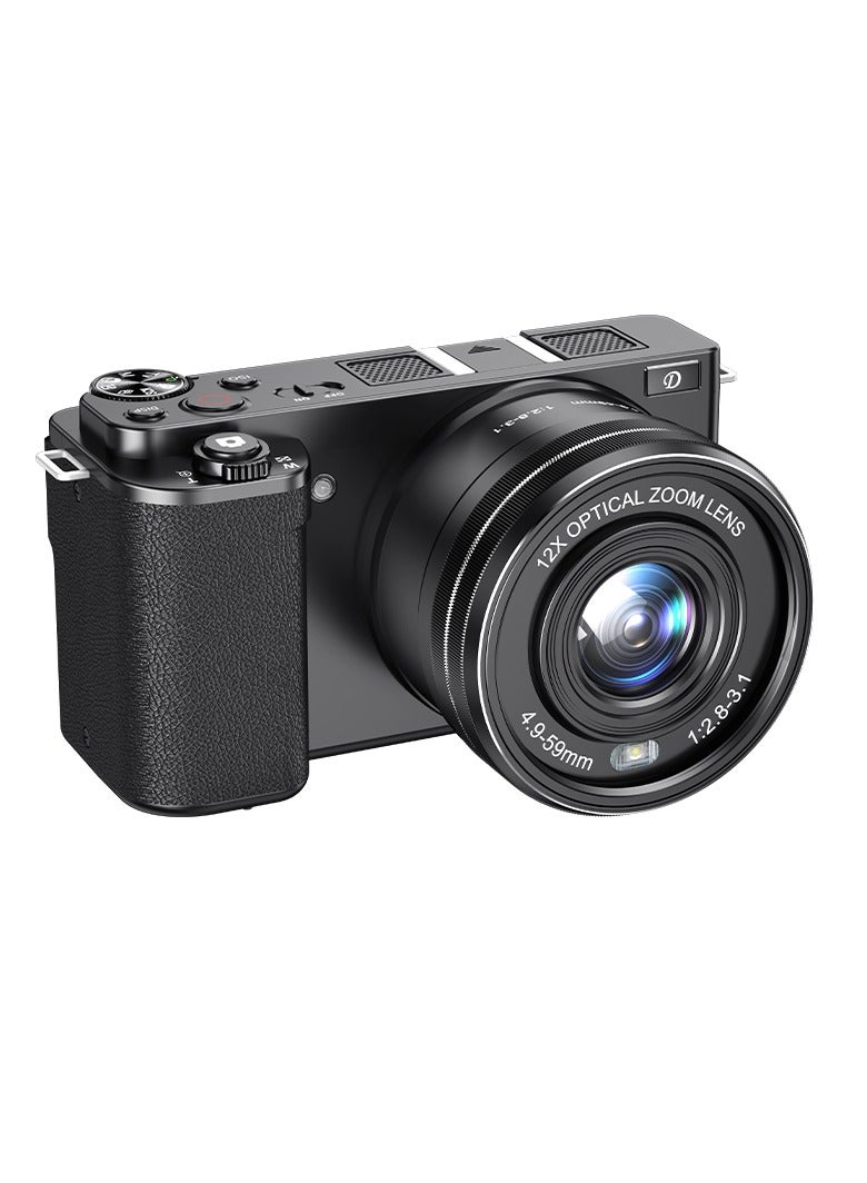 3.0-inch 12X optical zoom 4K digital camera 64MP Vlogging Camera - Image 2