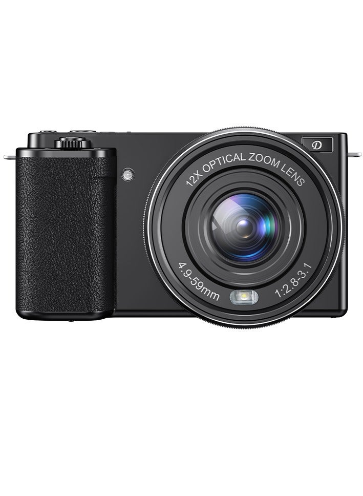 3.0-inch 12X optical zoom 4K digital camera 64MP Vlogging Camera - Image 1