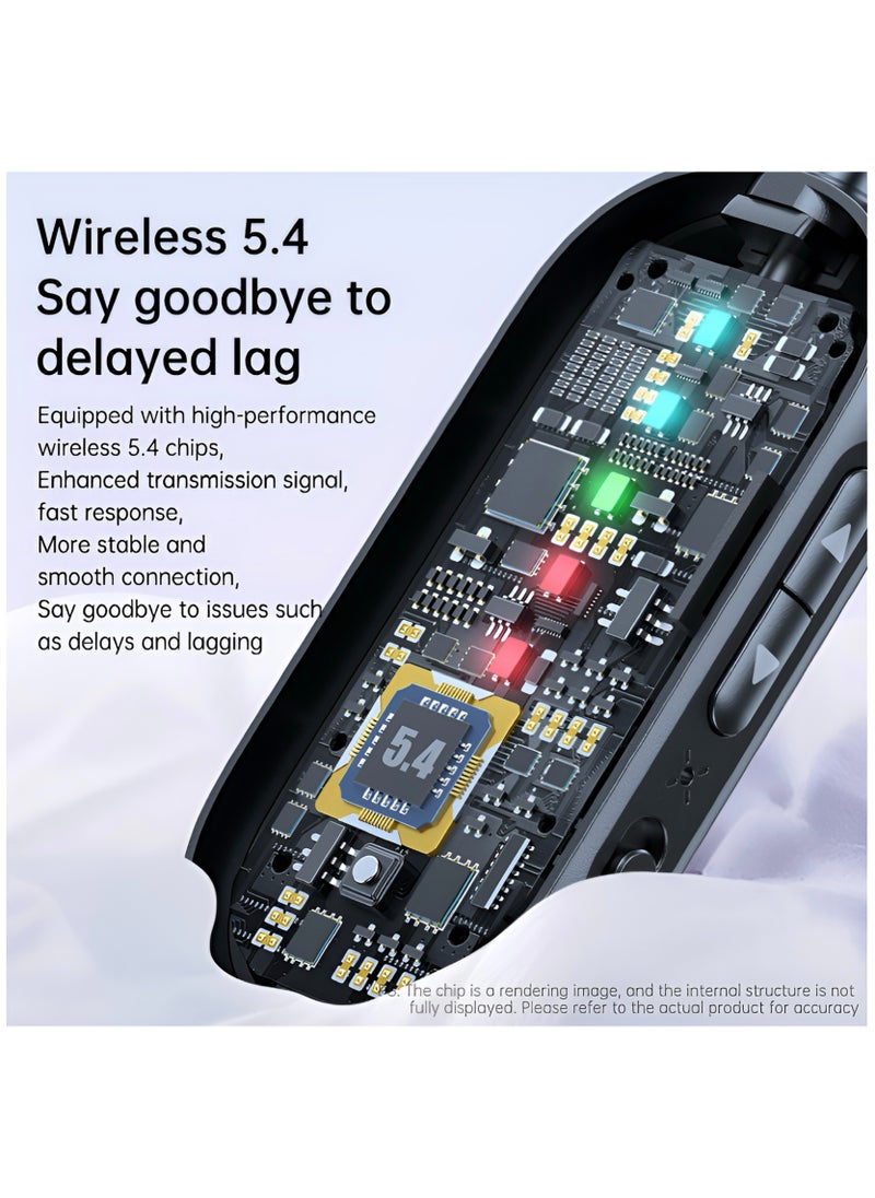 زيلر - جهاز إرسال/استقبال لاسلكي مدمج 2 في 1 من Zyler Bluetooth 5.4 (أحدث إصدار)، مع مدخل Aux لاسلكي مقاس 3.5 مم، وإمكانية توصيل جهازين في وقت واحد، بما في ذلك محول أثناء الطيران. للاستخدام في الطائرات والتلفزيون والسيارة وأجهزة الاستريو المنزلية. - Image 1