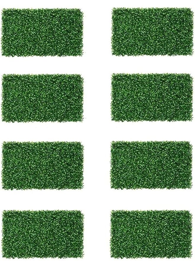 Artificial Grass Wall Décor Set – Realistic Faux Greenery for Indoor & Outdoor Spaces 8-Piece - Image 1