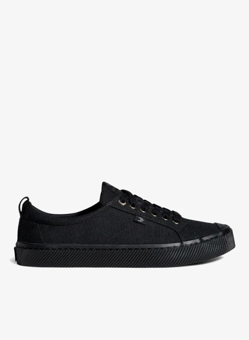 OCA Low All Black Canvas Sneaker