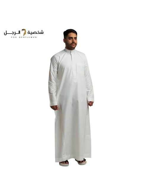 ثوب سادة بسحاب مخفي