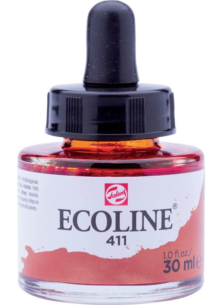Talens - Ecoline 30 ml Brunt Sienna Liquid Watercolor RT11254111 - Image 1