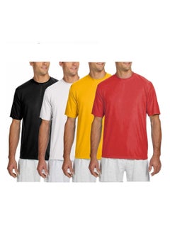 4 Pack White/Black/Red/Yellow