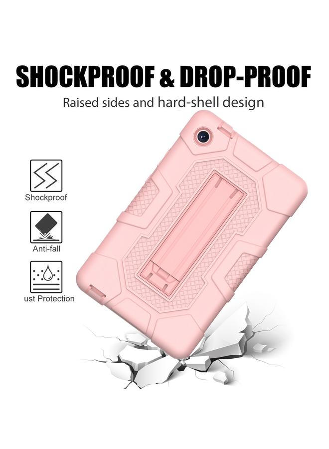 زبون جراب لهاتف Huawei MatePad T8 بلون متباين Robot B3 جراب هجين من السيليكون للكمبيوتر اللوحي مع حامل - Image 5