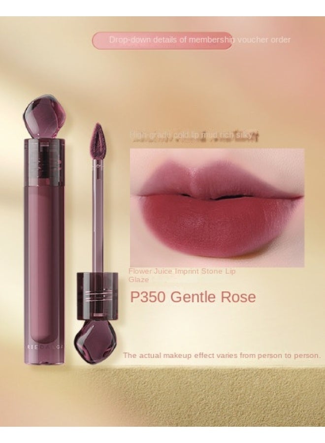 Intense Impression Lip Glaze Stone Velvet Matte Lip Mud Long-lasting Color - Image 2