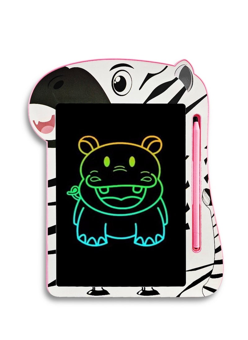 Multi-Color LCD 8.5 Inch Writing and Drawing Board for Kids , Scribble Board Reusable and Erasable , , Cute Animal Design Suitable for 6+ All Ages , Educational Toy, Travel Toys, Birthday Gift , Toddlers Boys Girls Erasable  - Image 3