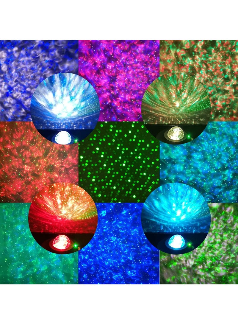 TIGER Star Night Light Projector Bedroom | Galaxy Ocean Wave with LED Nebula Cloud & Bluetooth Music Speaker | Perfect for Gifts, Decor, Birthday Party, Wedding, Kids Bedroom, Living Room | Black (Medium) BL-XK01  - Image 5