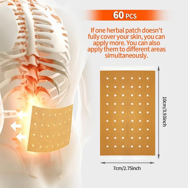 Maebho 60PCS Chinese Tiger Patches,Tiger Back Patch, Ultra Strength Capsicum Heat Patches for Muscle Joint Shoulder Neck Knee Back (3 Packs 20 Each) - Image 4