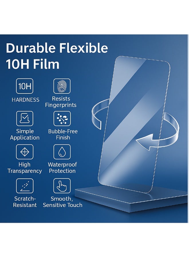 SARAOONT 2 Pack Samsung Galaxy A26 5G Screen Protector Flexible 10H Protective Film - Image 3