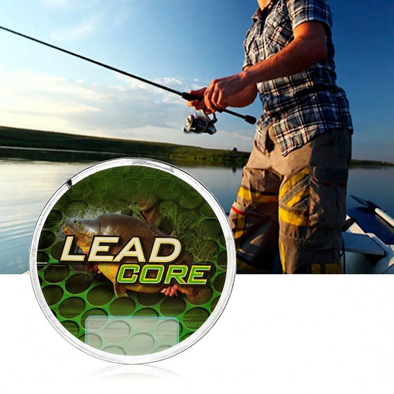 COONOR 55lb 5m Leadcore Braided Camouflage Carp Fishing Line Hair Rigs Lead Core Fishing Tackle - Image 4