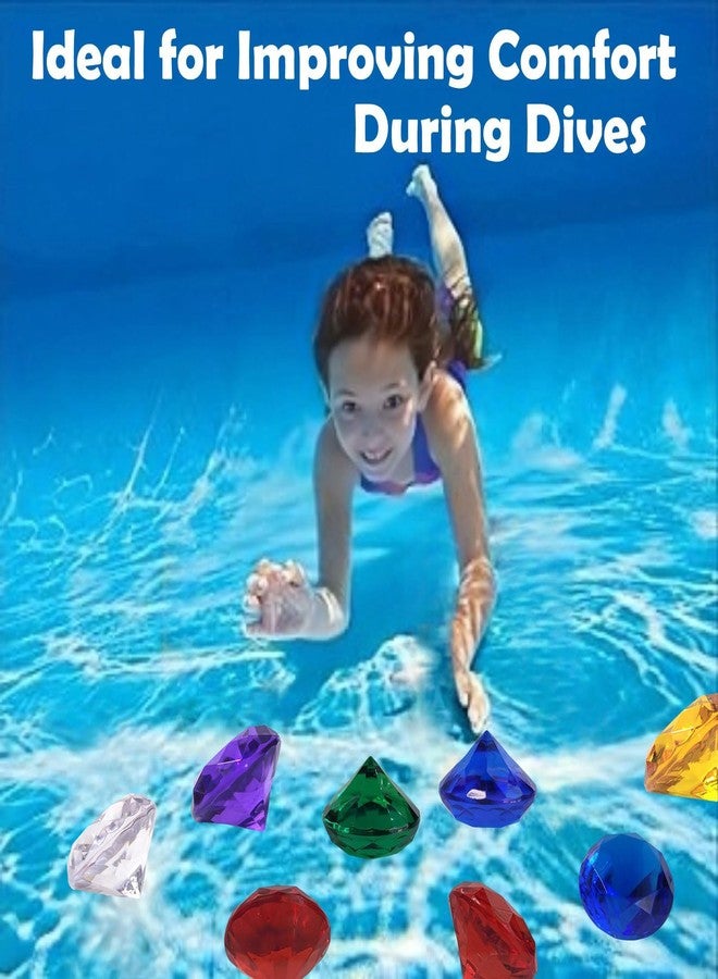AiFanS 6PCS 60mm Extra Big Diving Gems Pool Toys - Colorful Diamond, Underwater Swim Training Gift for Kids, Summer Water Pool Game Set - Image 4