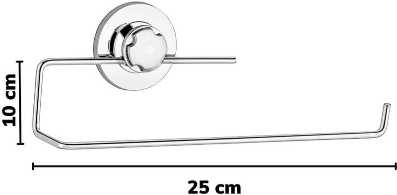 بييف Wenken Screwless Ultra Strong Bonding Luxury Chrome Paper Towel Rack