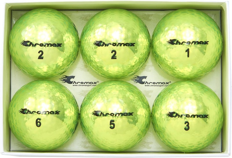 Chromax Metallic M5 Colored Golf Balls (Pack of 6) - Image 1