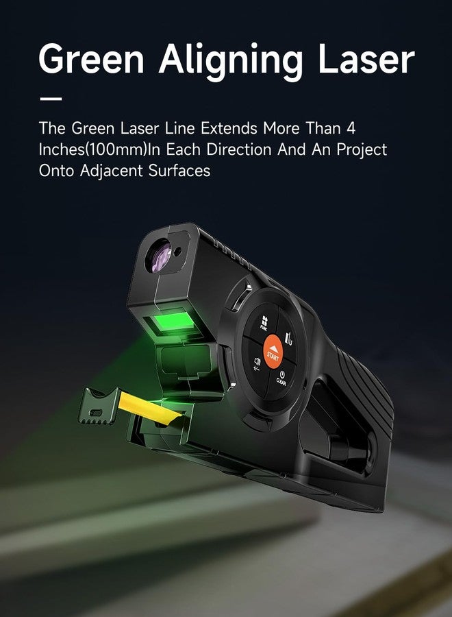 Aicevoos 3-in-1 Digital Tape Measure, 196Ft Laser Measurement Tool & Auto Lock Tape with Instant Digital Readout and Green Laser Extension, Measuring List with Memory - Image 5