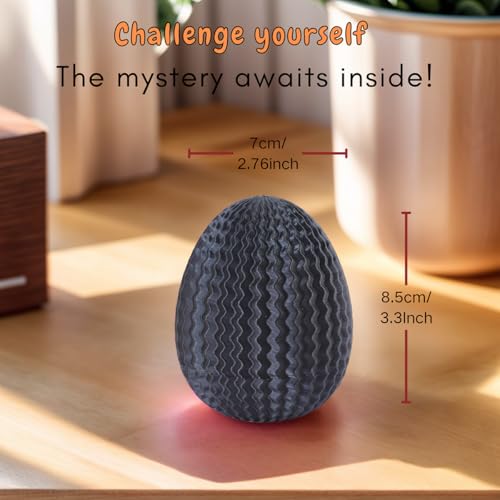 JHBEEY 2026 Creative Gift Box Easter Egg Mystery Puzzle with Hidden Compartment Reusable Brain Teaser Game for Adults Kids Money Gift Ideas for Birthday Christmas Party Celebration - Image 5