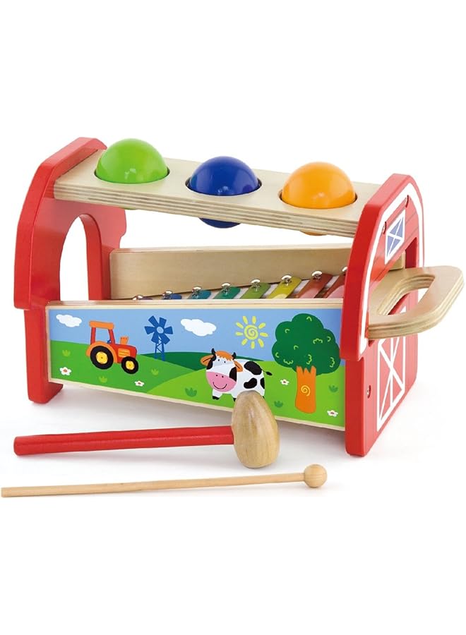 إيروريكس ألعاب Vg50348 كلوبفبانك وصندوق نقود خشبي متعدد الألوان