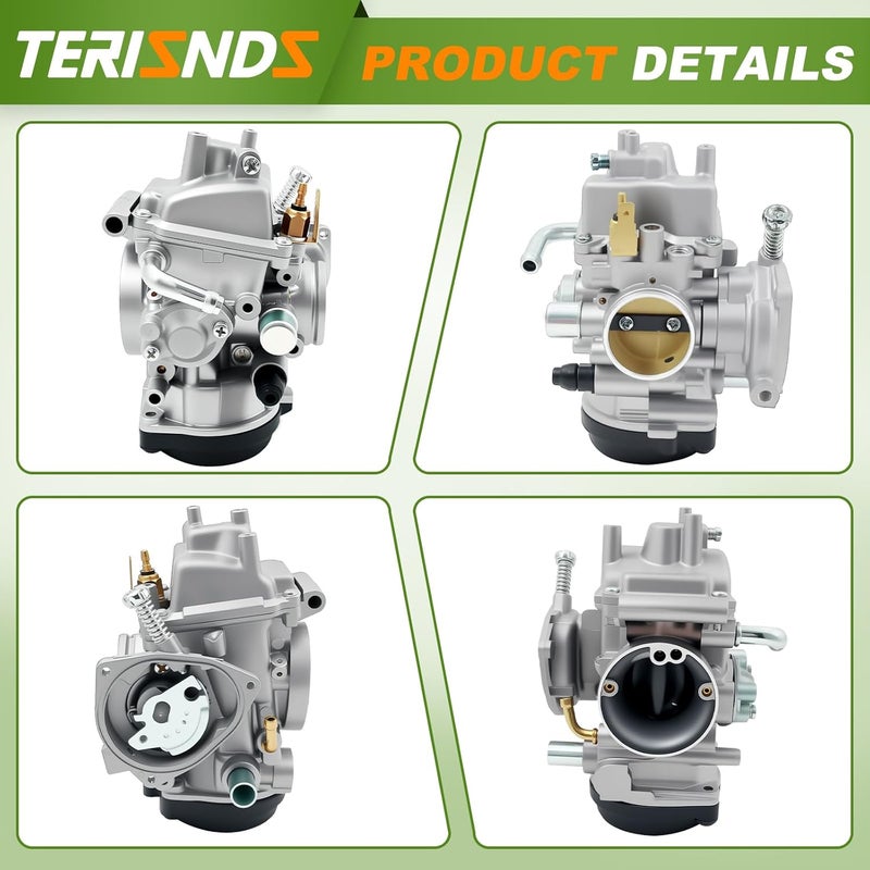 Terisnds Carburetor for Bombardier/Can-Am ATV Outlander MAX 400 4X4 (2004-2008) STD XT HO Carb Kit - Image 3