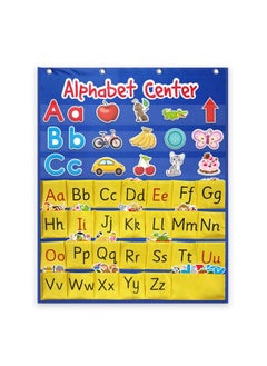 Alphabet Center Pocket Chart, Letter Recognition And Speech, 104 Pieces