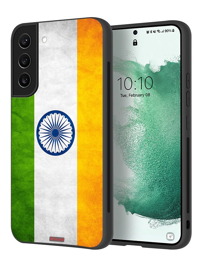 Tolwak Samsung Galaxy S22 5G Protective Case Cover Luminous Indian Flag - Image 1