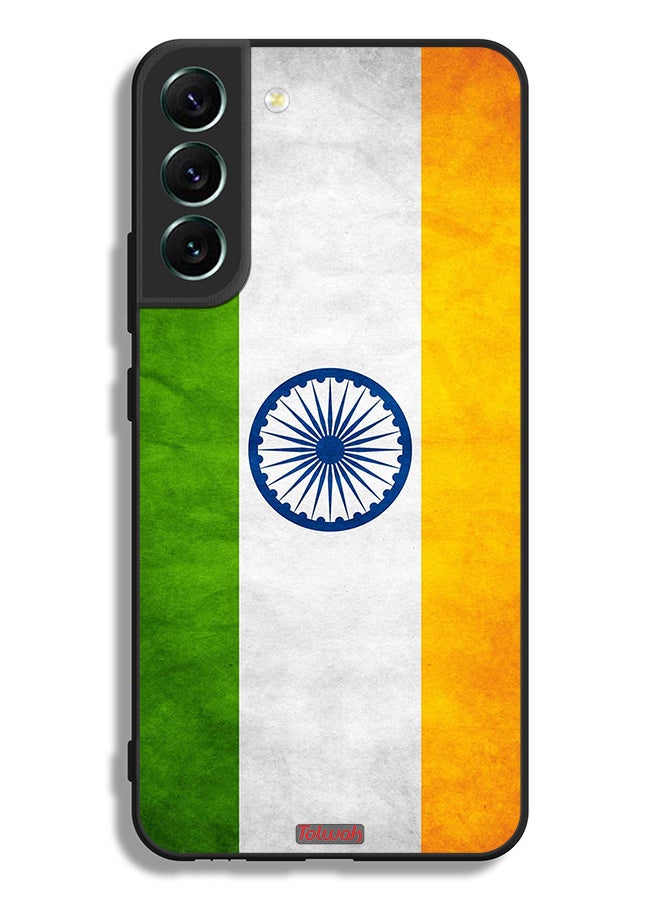 Tolwak Samsung Galaxy S22 5G Protective Case Cover Luminous Indian Flag - Image 3