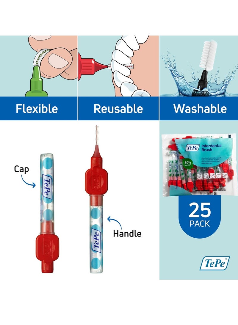 Tepe Red Interdental Brushes - Image 4