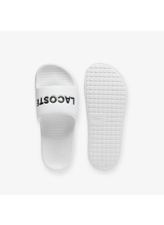 LACOSTE Croco 1.0 Single Strap Logo Detailed Slides  - Image 5