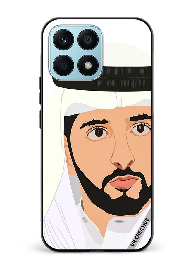 VR CREATIVE Protective Case Cover For Honor X8a Sheikh Hamdan Bin Mohammed Bin Rashid Al Maktoum Design Multicolour - Image 1