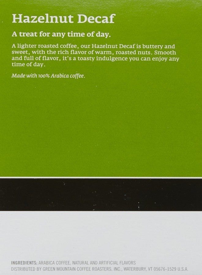Green Mountain Coffee Roasters كبسولات قهوة جرين ماونتن بنكهة البندق منزوعة الكافيين لأجهزة كيوريج - 18 كبسولة - Image 3