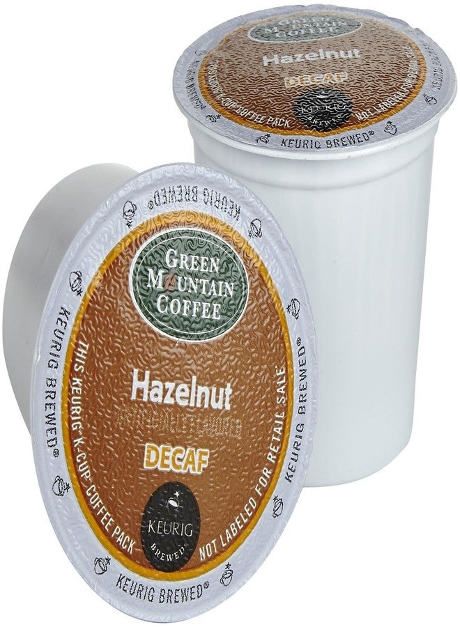 Green Mountain Coffee Roasters كبسولات قهوة جرين ماونتن بنكهة البندق منزوعة الكافيين لأجهزة كيوريج - 18 كبسولة - Image 1