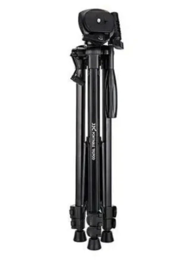 Yufeng Yunfeng 3388 DSLR Camera Tripod with Mobile Clip Holder, 2-Section Lever-Lock Legs for Easy Height adjustments for Camera and Smartphones.  - Image 1