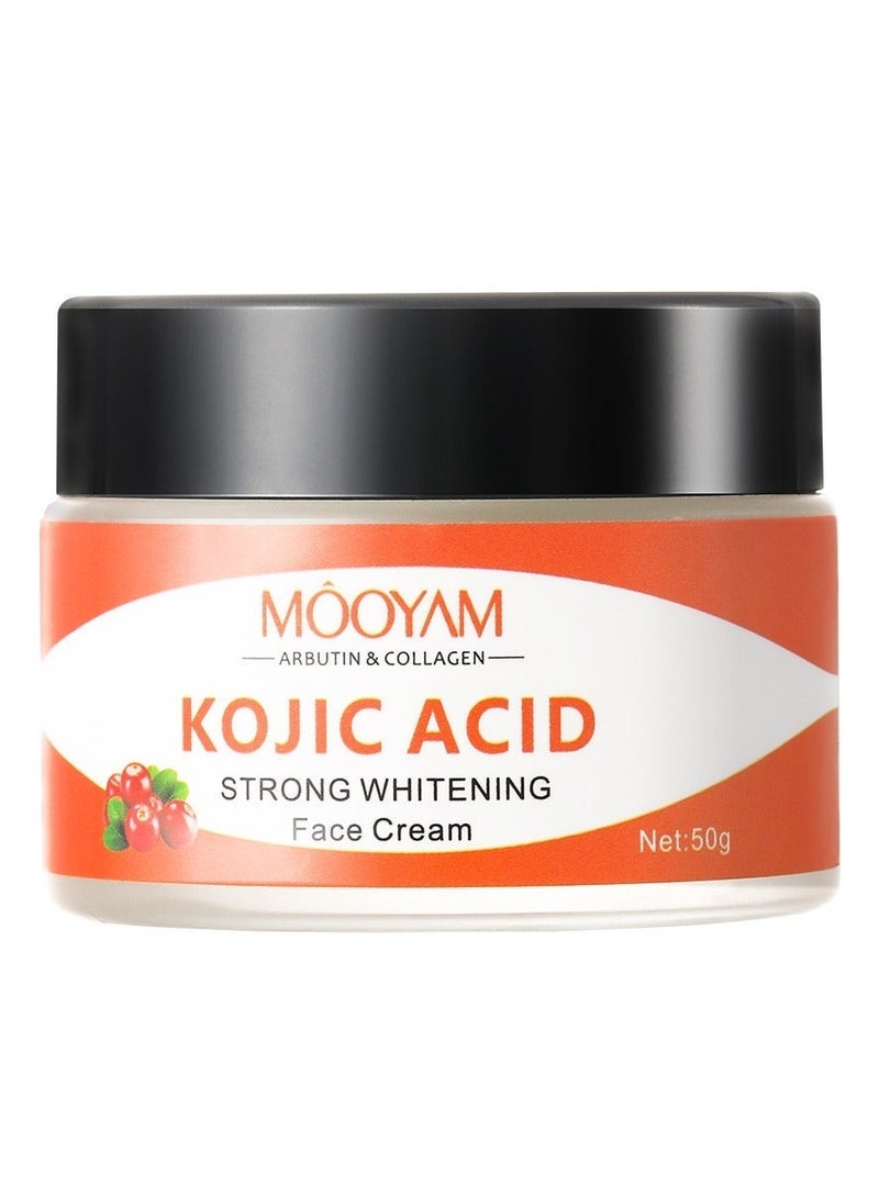MOOYAM Glycolic Acid Facial Peel Pads & Kojic Acid Brightening Cream 35% Glycolic Acid, 10% Glycolic Acid and 2% Salicylic Acid Anti Aging and Acne Treatment for All Skin Types - Image 3