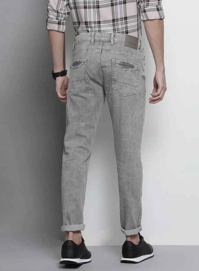 The Indian Garage Co  Men Slim Fit Solid Jeans for Men | Best Price UAE