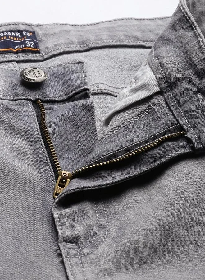 The Indian Garage Co  Men Slim Fit Solid Jeans for Men | Best Price UAE