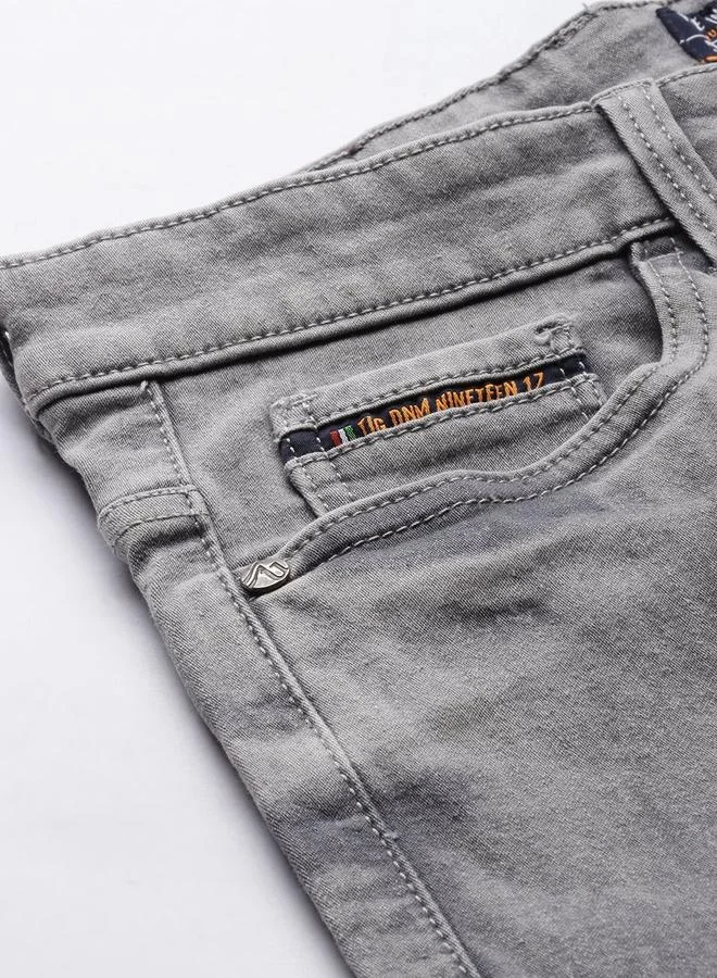 The Indian Garage Co  Men Slim Fit Solid Jeans for Men | Best Price UAE