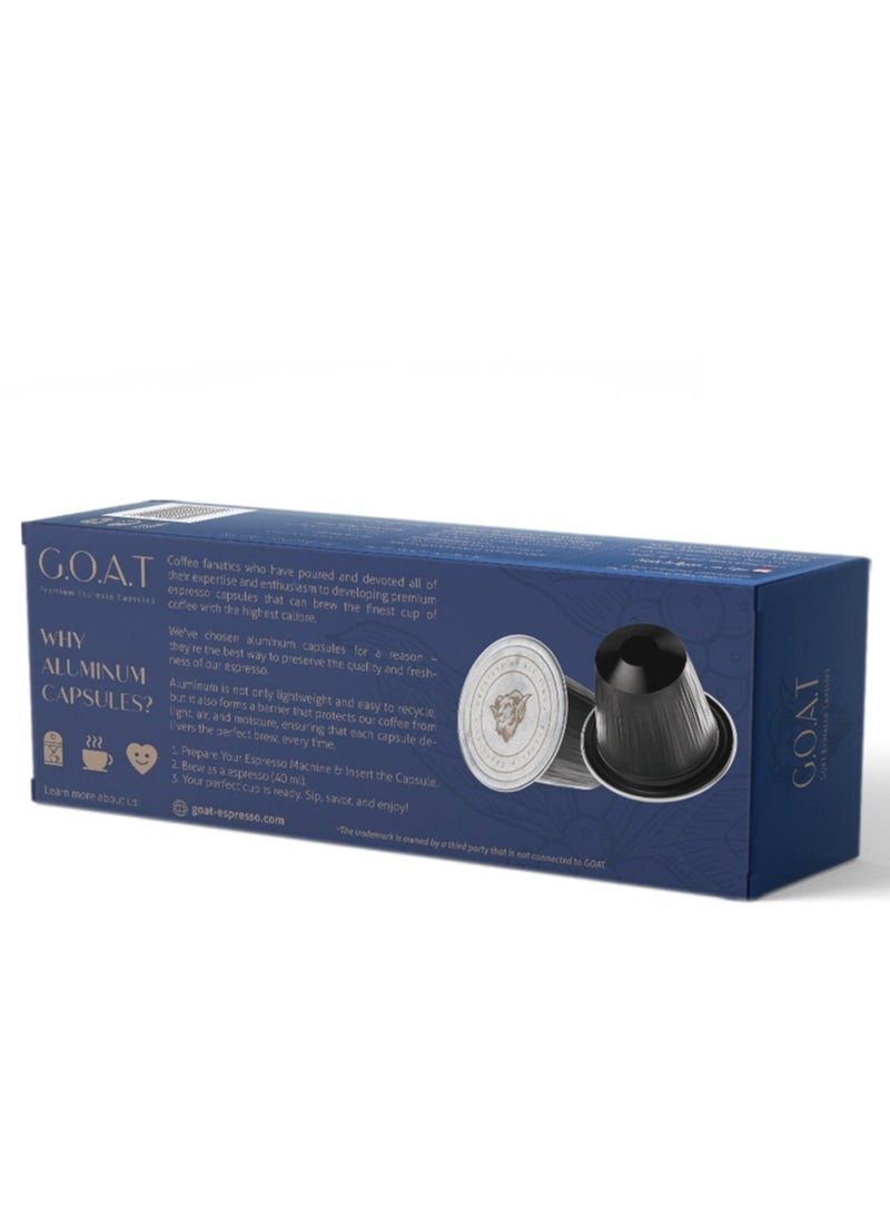 G.O.A.T Black Espresso Capsules - 12 Capsule  - Image 4