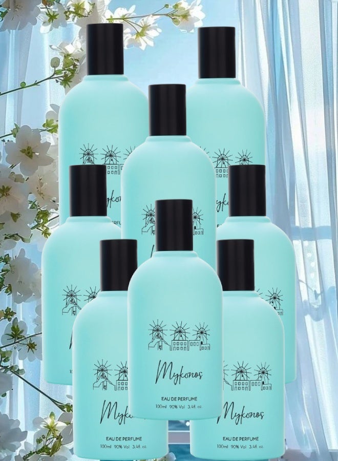 SALMAN SAFFRON 8 Pieces Mykonos Perfume 100ML - Image 1